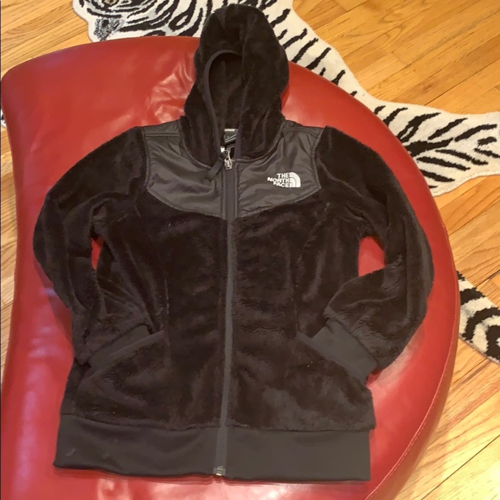 North face girls 7-8 old fleeced hoodie